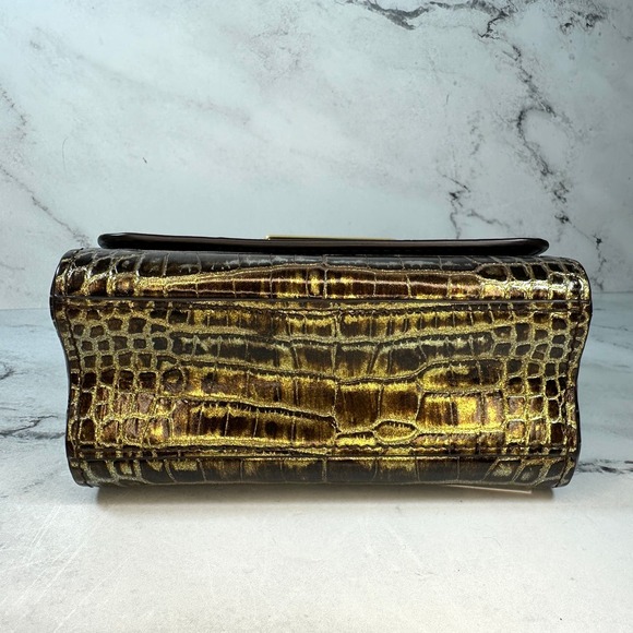 Louis Vuitton Alligator Twist Bag PM Mini Monogram Crossbody Gold Crocodile LV - Picture 5 of 16